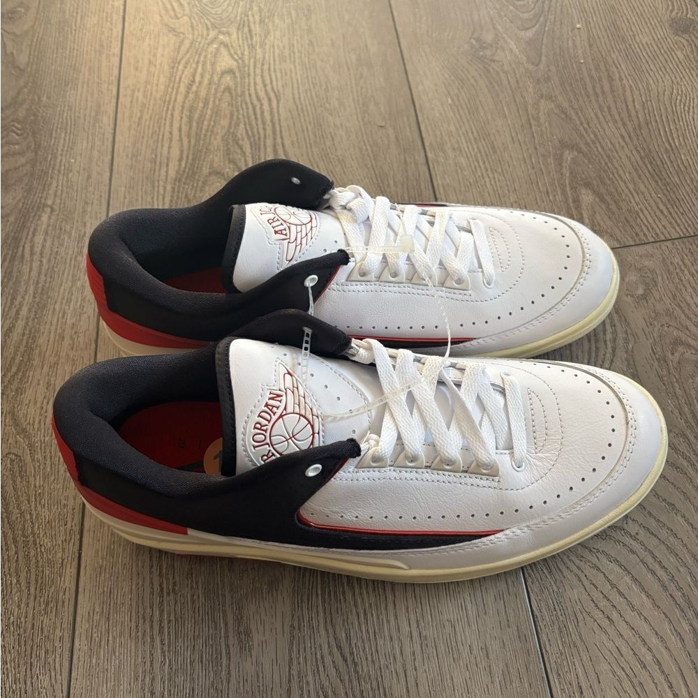 Air Jordan 2 Low Black Satin Women's Shoes - Picture 8 of 8